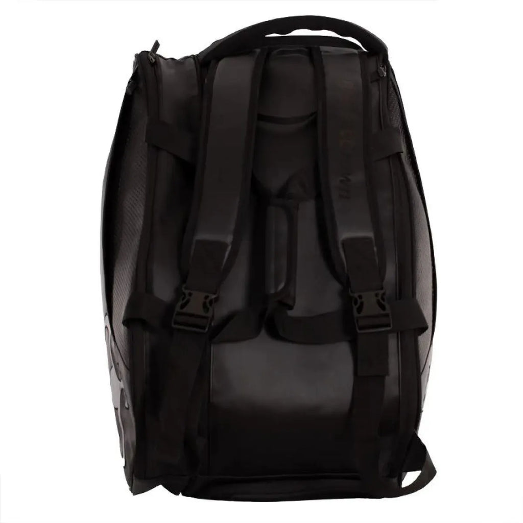 Sac de padel Black Crown Thunder noir — vue de profil