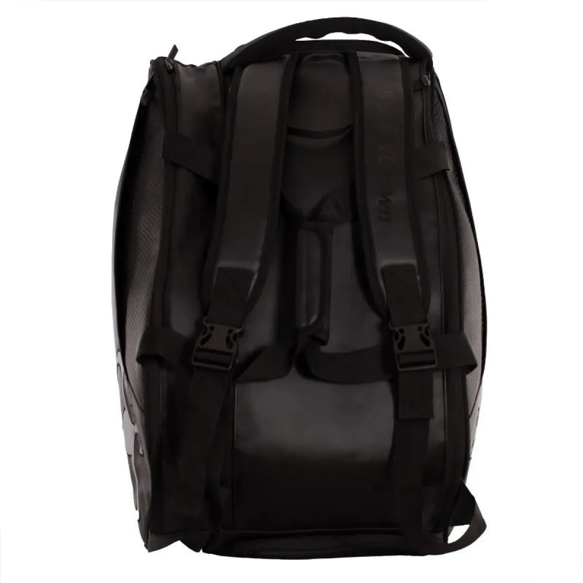 Sac de padel Black Crown Thunder noir — vue de profil