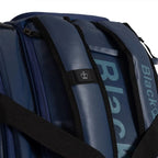 Sac de padel Black Crown Ultimate Pro 2.0 bleu — vue de dos