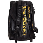 Sac de padel Black Crown Ultimate Pro 2.0 noir doré — vue de profil