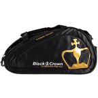 Sac de padel Black Crown Ultimate Pro 2.0 noir doré — vue de face