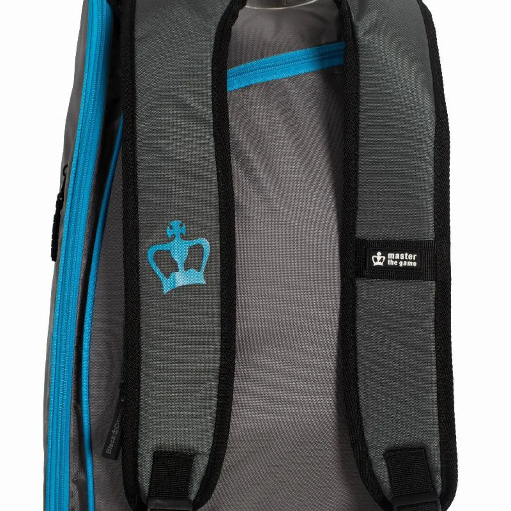 Sac de padel Black Crown Ultimate Series V2 gris bleu — vue de profil 2