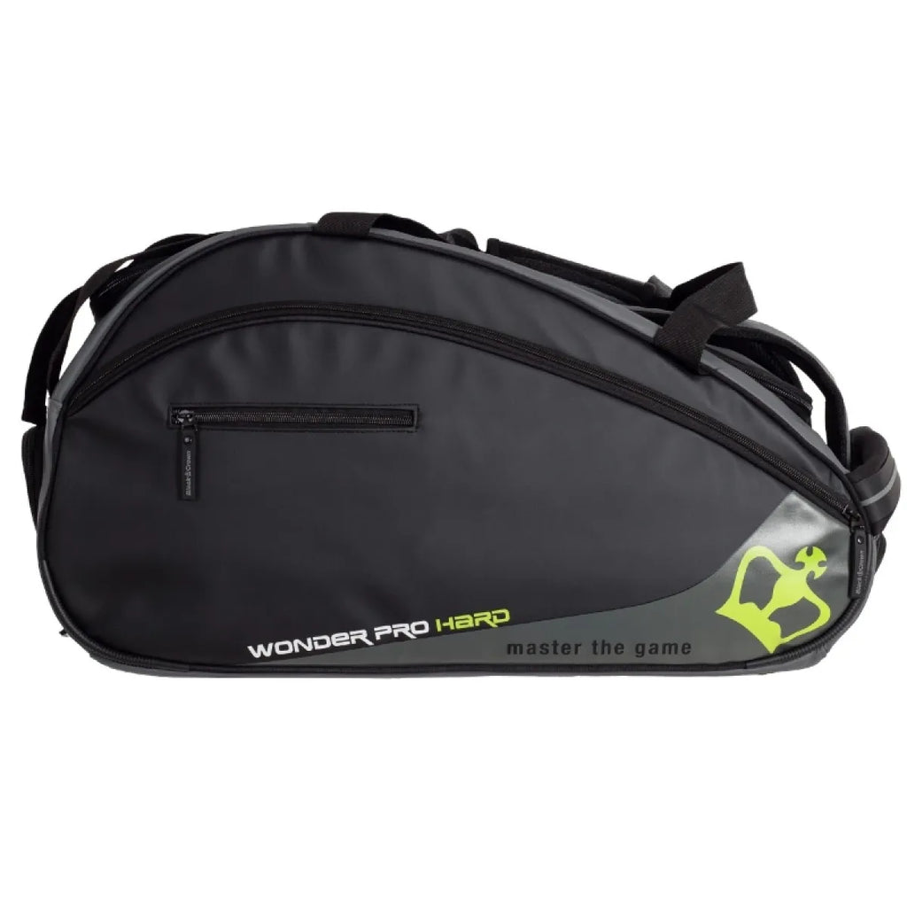 Sac de padel Black Crown Wonder Pro Hard noir — vue de profil