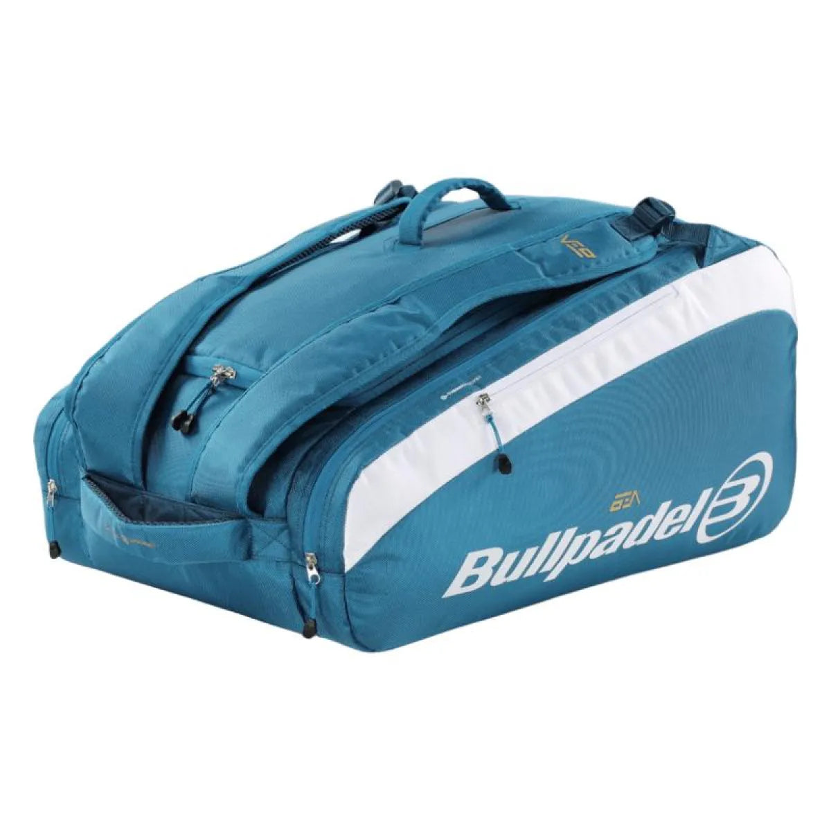 Sac de padel Bullpadel Bea Gonzalez Pearl BPP26021 bleu Verdoso — vue de profil 2