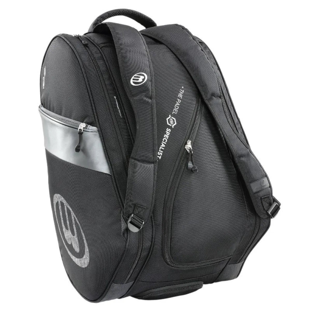 Sac de padel Bullpadel Chingotto Neuron BPP25020 noir — vue de profil