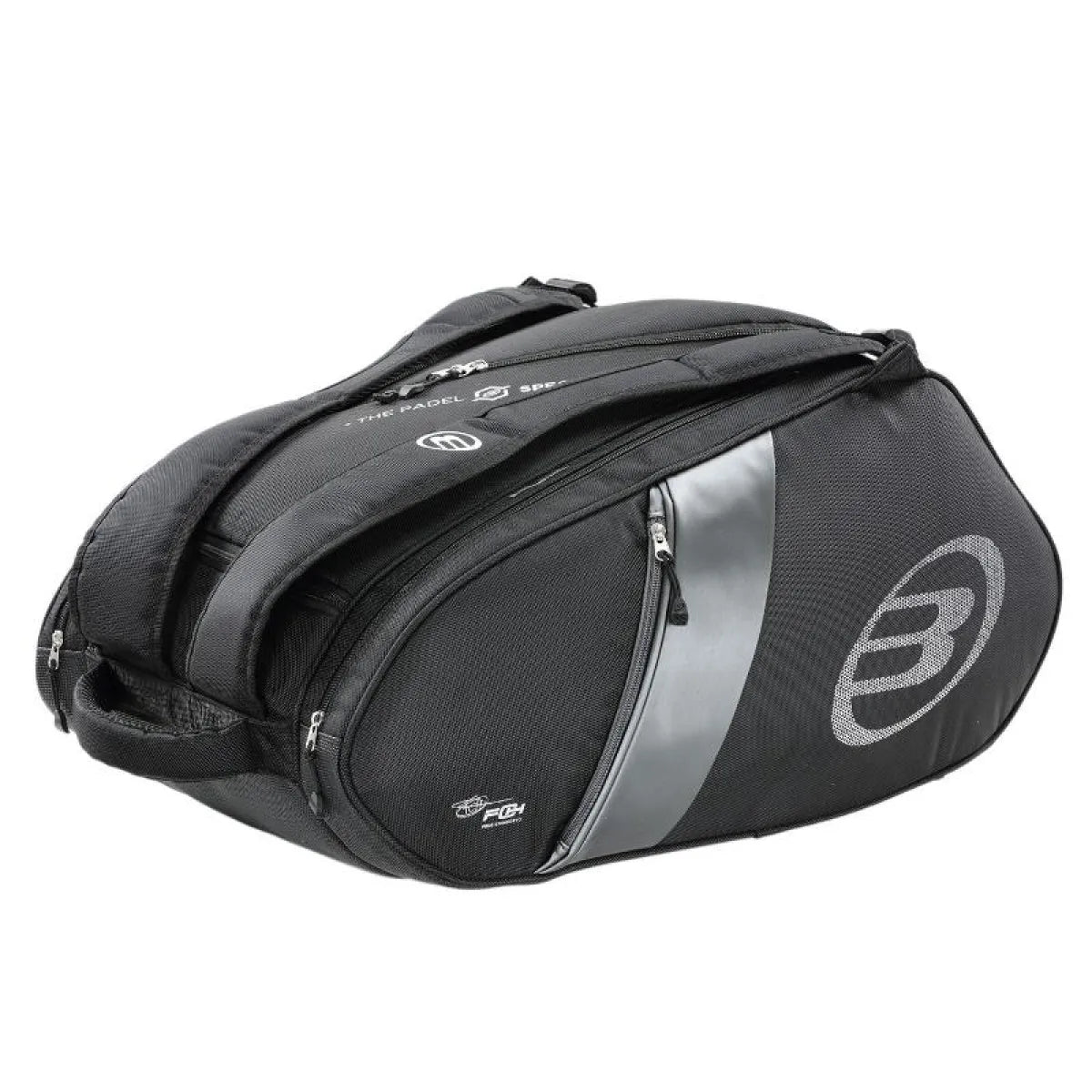 Sac de padel Bullpadel Chingotto Neuron BPP25020 noir — vue de profil 2