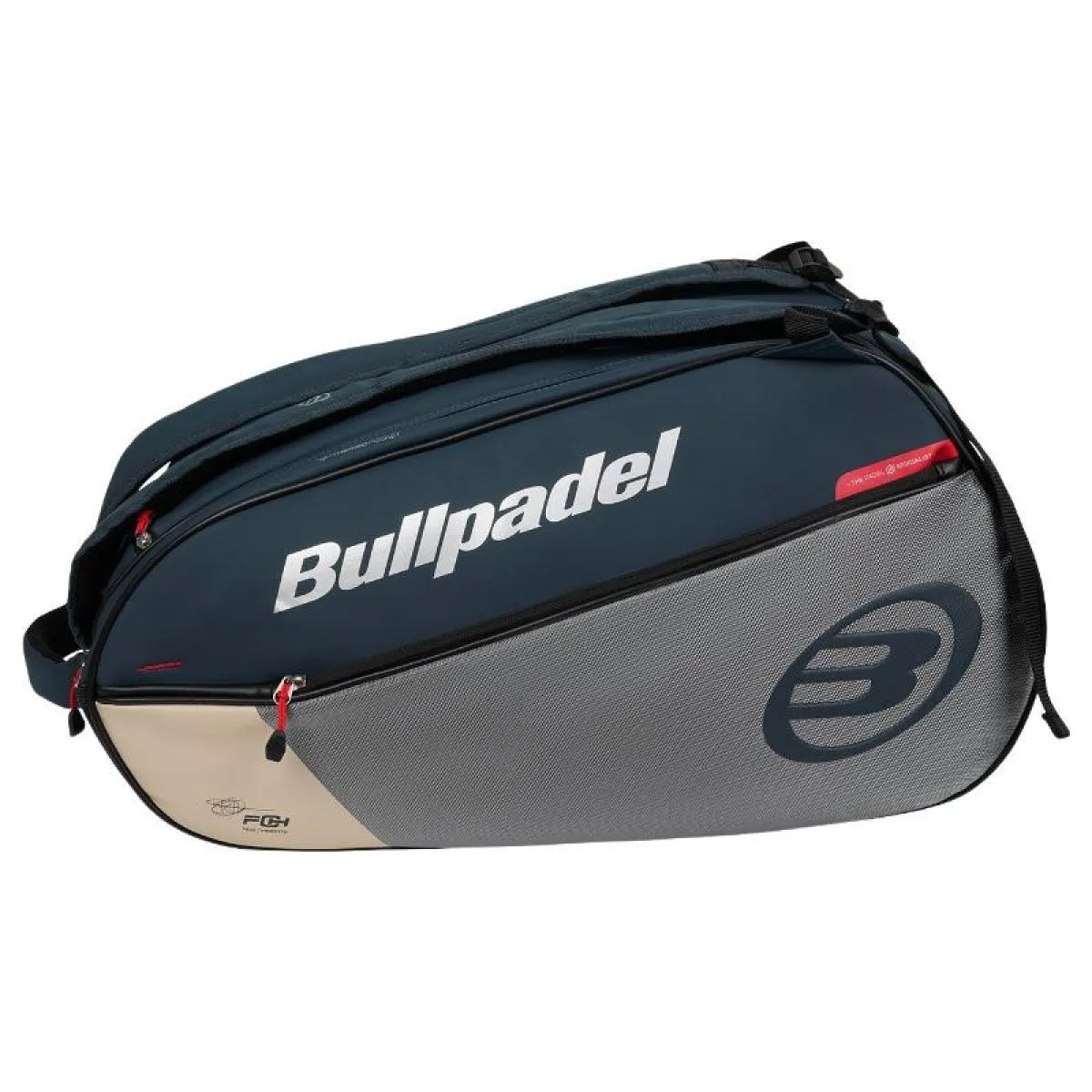 Sac de padel Bullpadel Chingotto Neuron BPP26017 gris Oscuro — vue de face