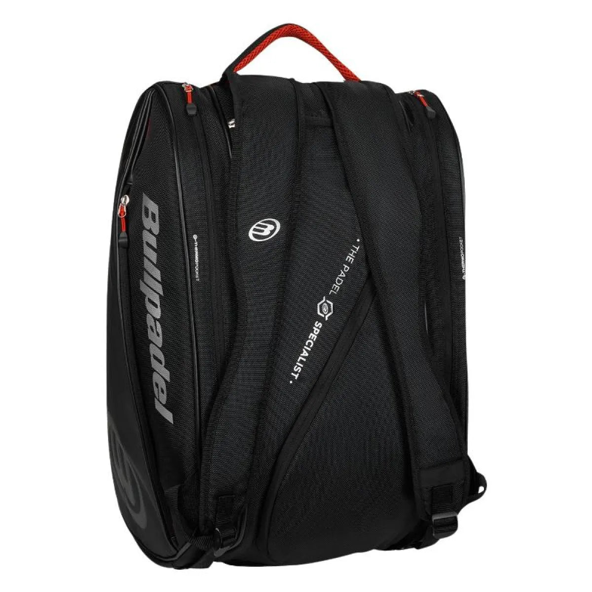 Sac de padel Bullpadel Chingotto Neuron BPP26020 noir — vue de profil