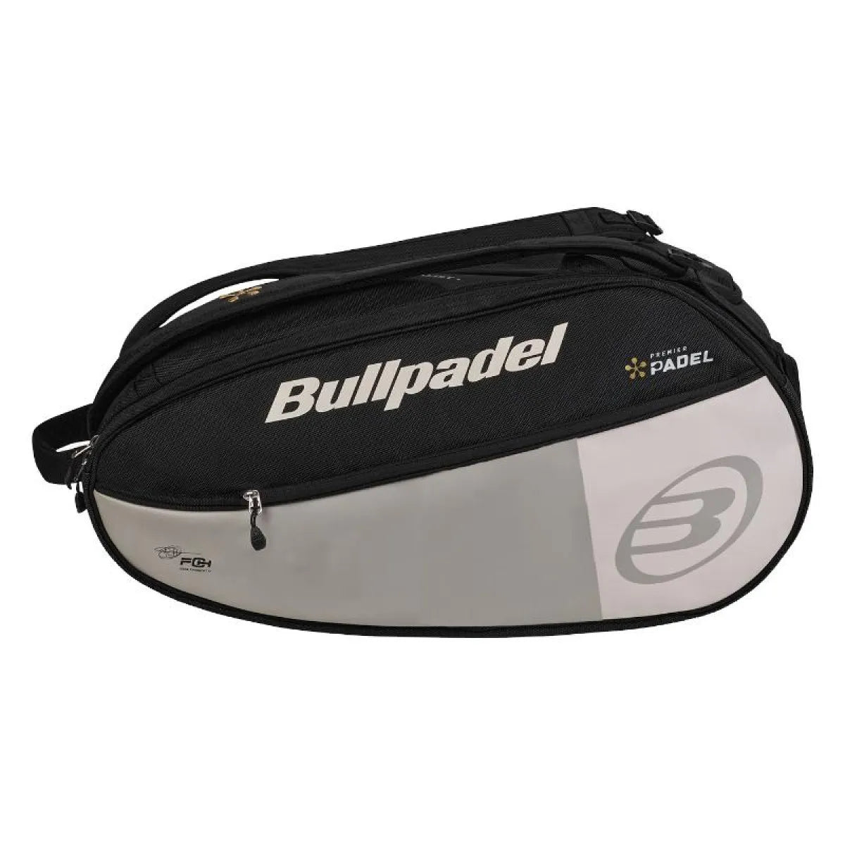 Sac de padel Bullpadel Chingotto Premier Padel Neuron BPP26020 noir — vue de face