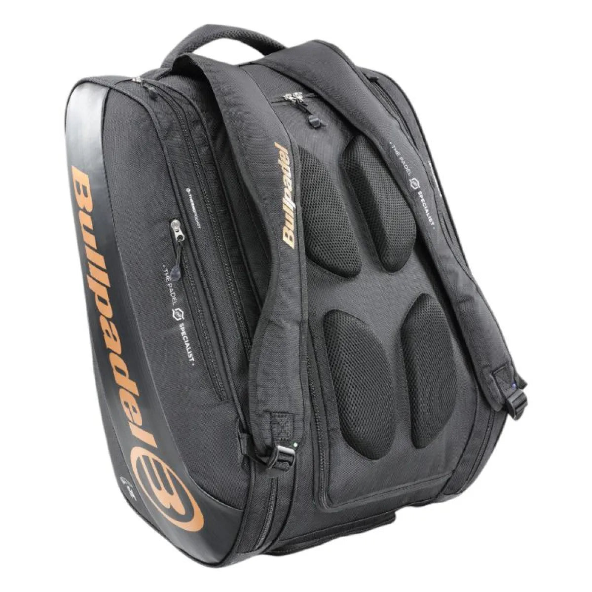 Sac de padel Bullpadel Juan Tello Vertex BPP25001 noir — vue de profil