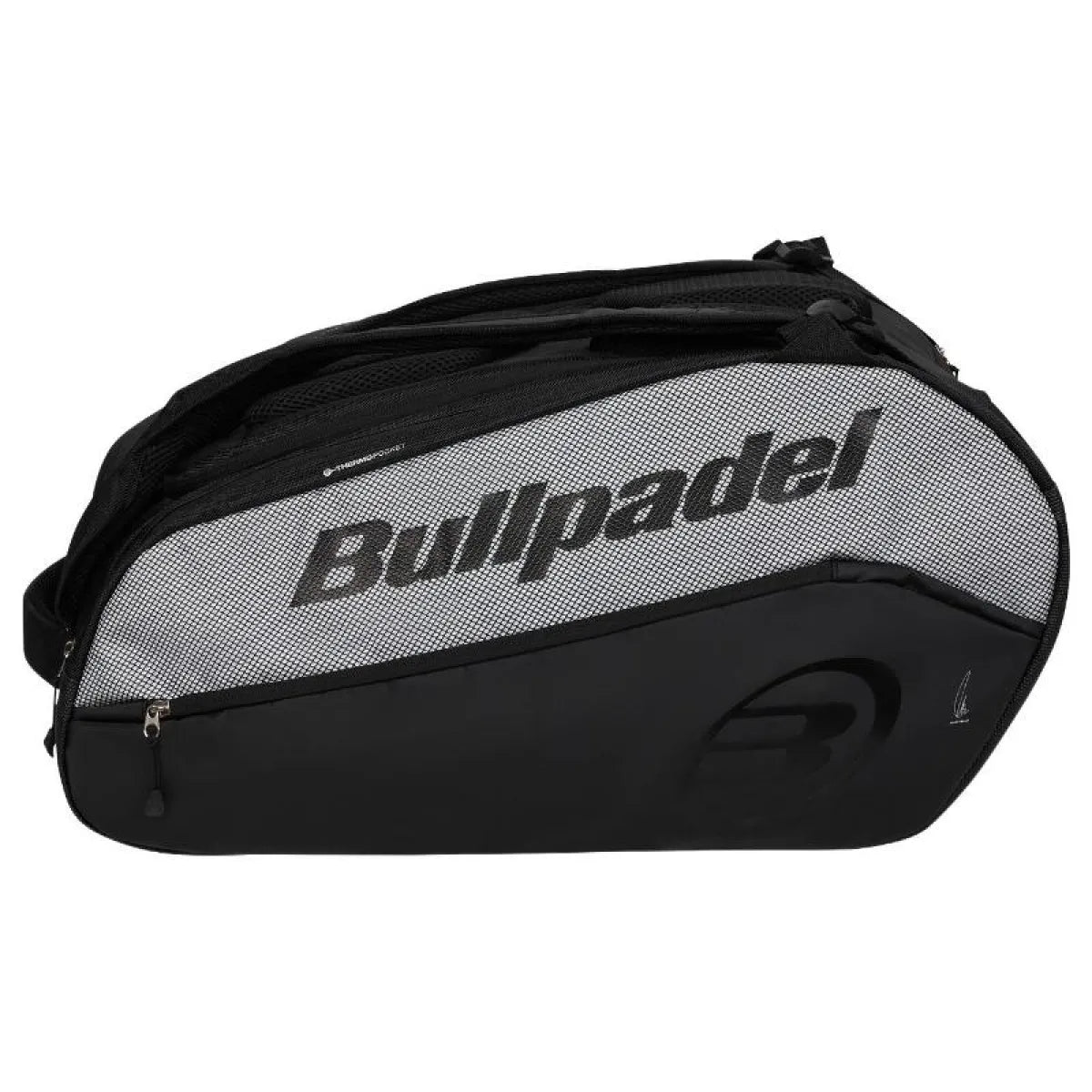 Sac de padel Bullpadel Juan Tello Vertex BPP26001 noir — vue de face