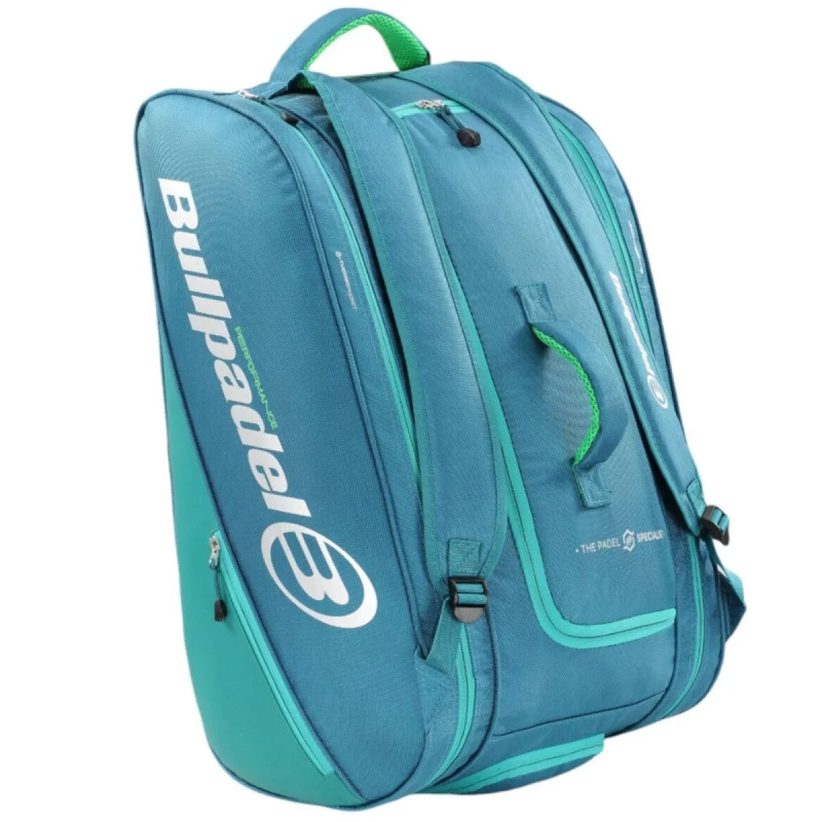 Sac de padel Bullpadel Performance BPP25014 Petroleo — vue de profil