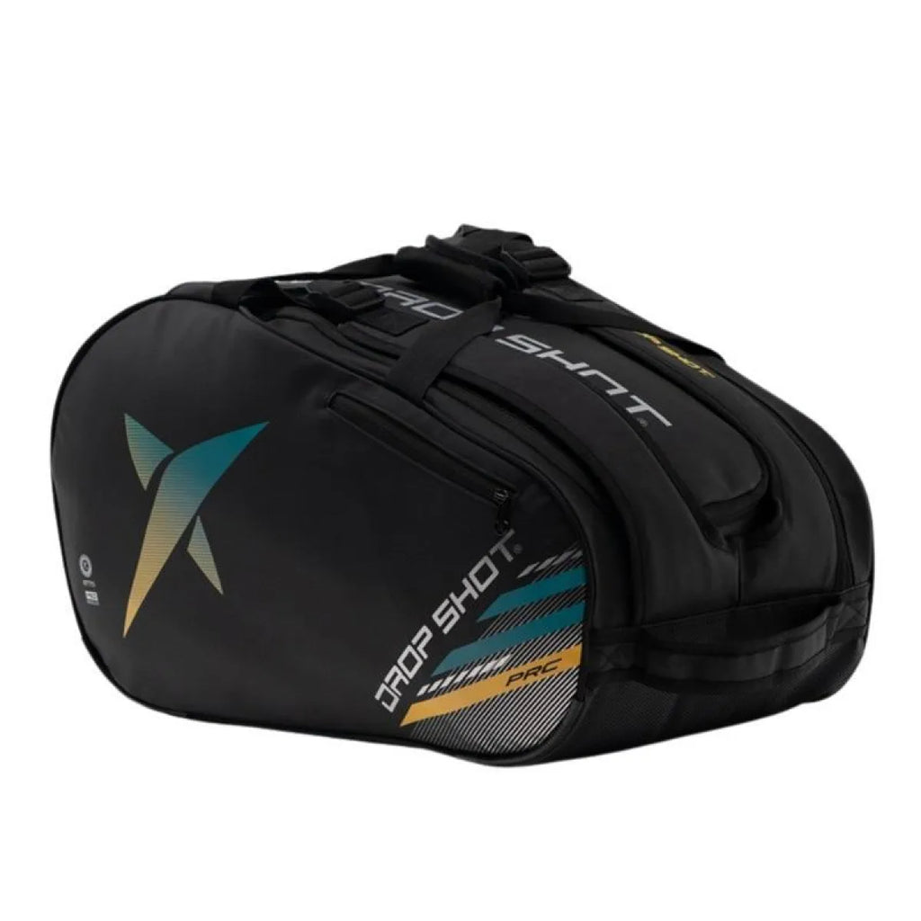 Sac de padel Drop Shot Alsai Campa noir — vue de profil