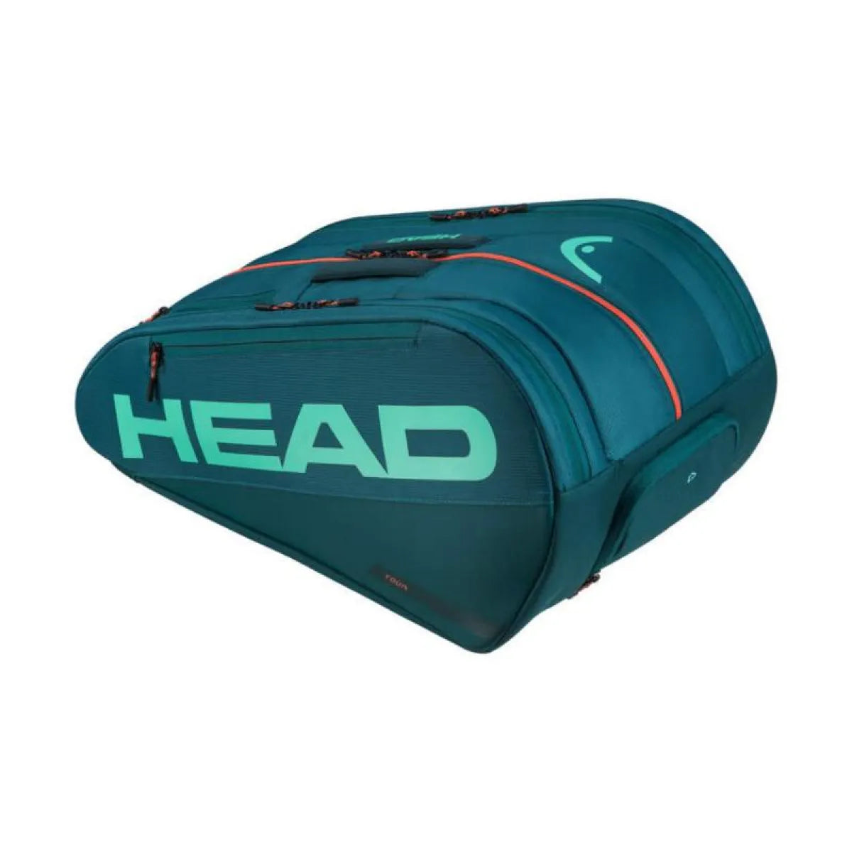 Sac de padel Head Tour Padel L vert orange — vue de face