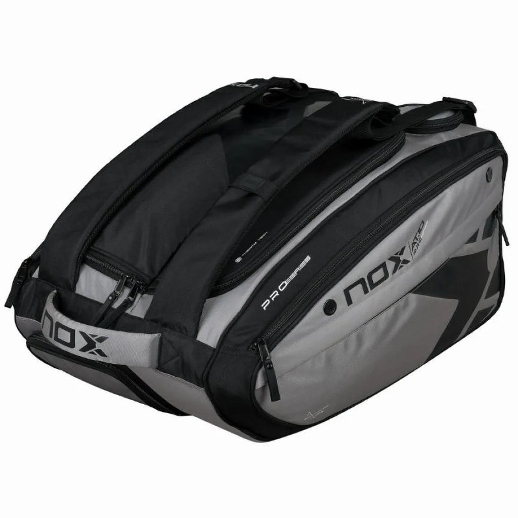 Sac de padel Nox AT10 Competition XL Compact gris — vue de profil 2