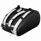 Sac de padel Nox AT10 Luxury Master Series noir blanc — vue de profil 2