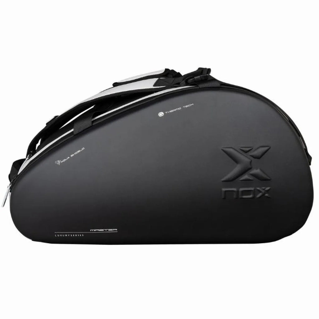 Sac de padel Nox AT10 Luxury Master Series noir blanc — vue de face