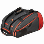 Sac de padel Nox AT10 Luxury Open Series noir rouge — vue de profil 2
