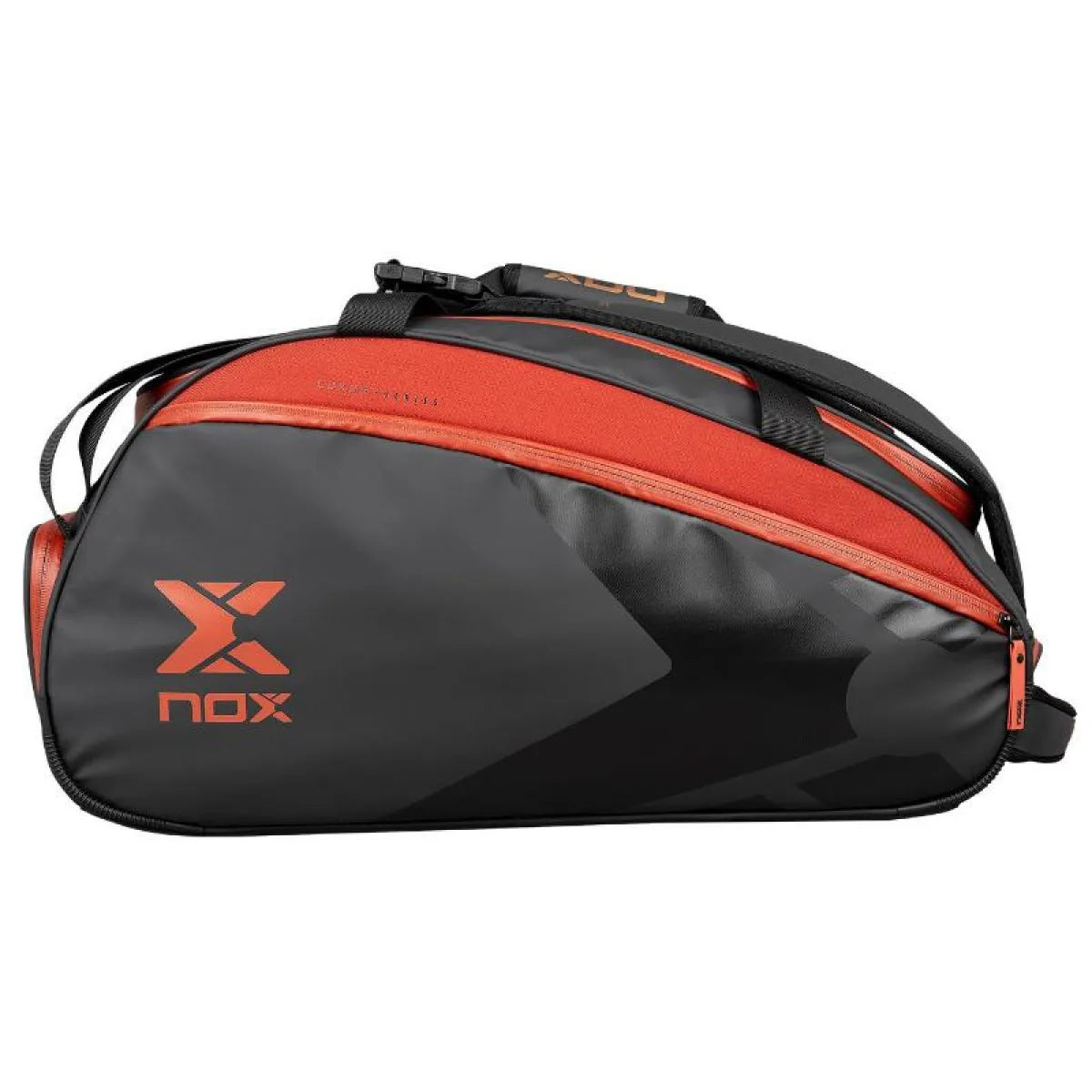Sac de padel Nox AT10 Luxury Open Series noir rouge — vue détail 2