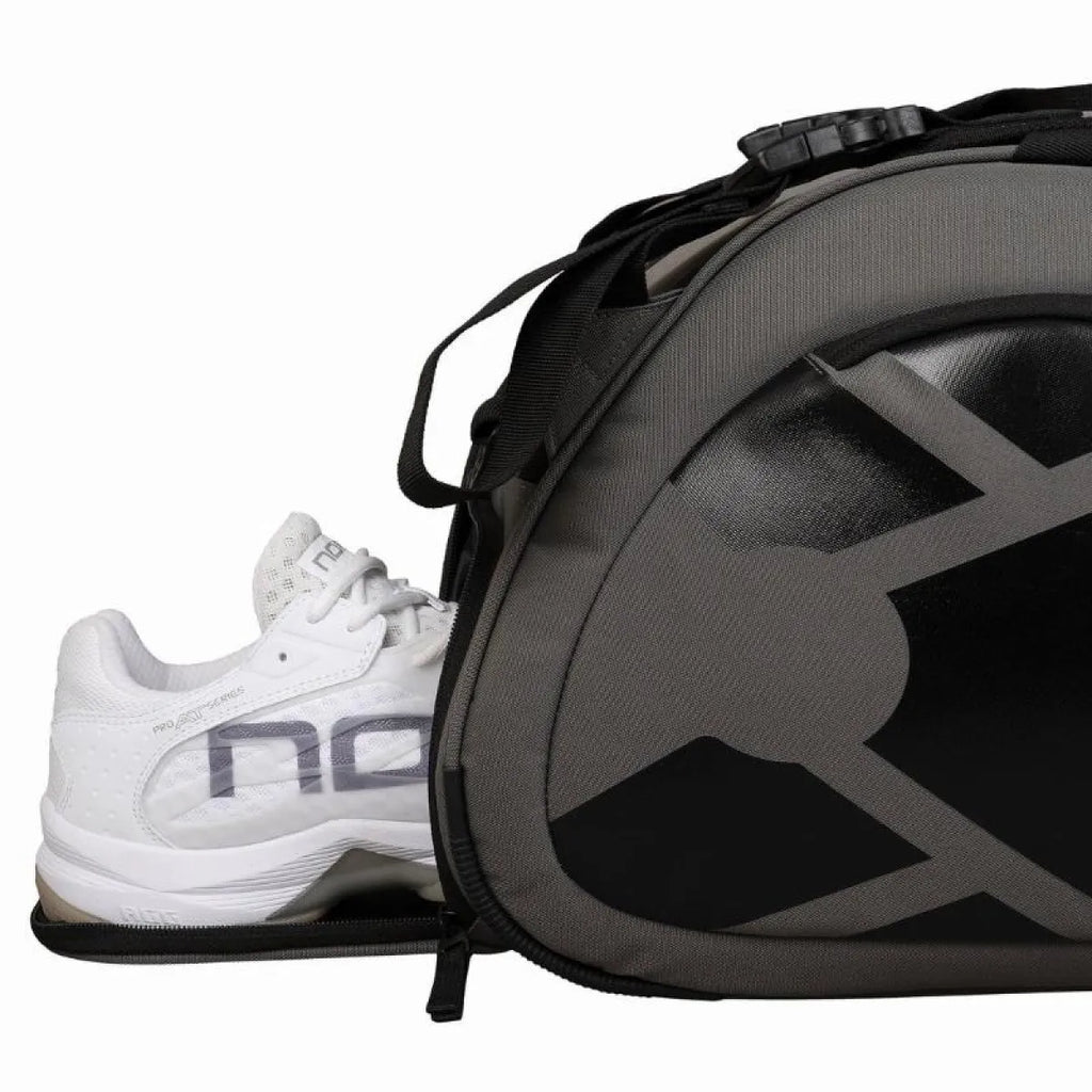 Sac de padel Nox AT10 Team gris noir — vue de dessus