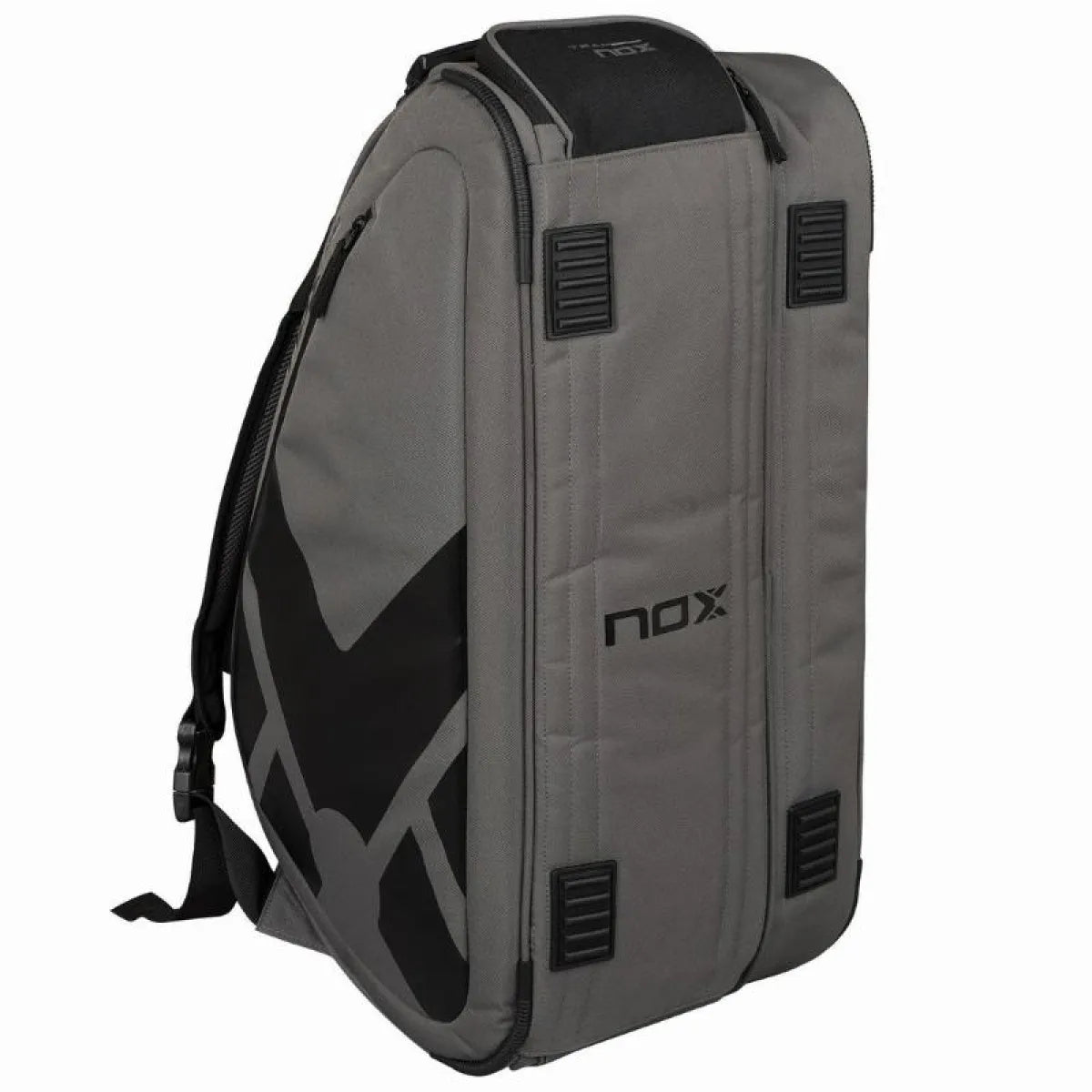 Sac de padel Nox AT10 Team gris noir — vue angle