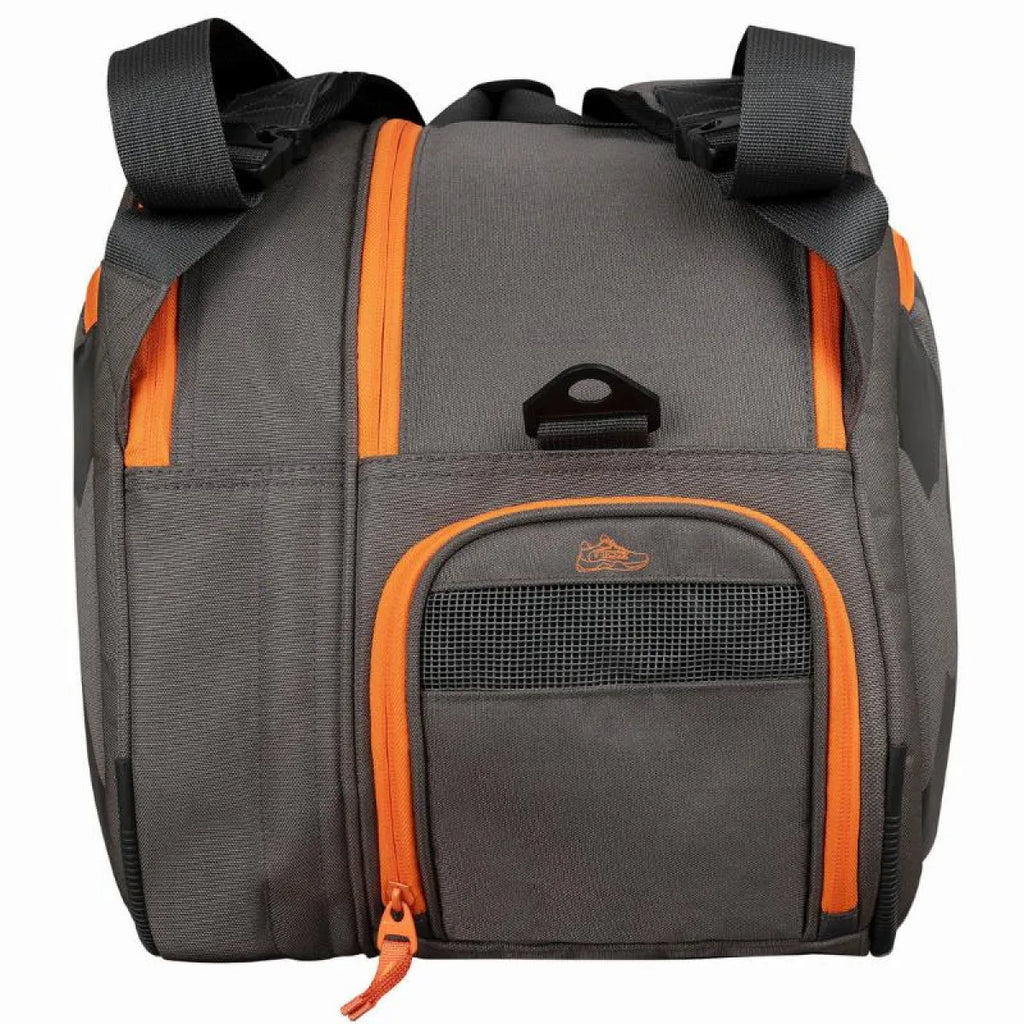 Sac de padel Nox AT10 Team gris orange — vue en perspective