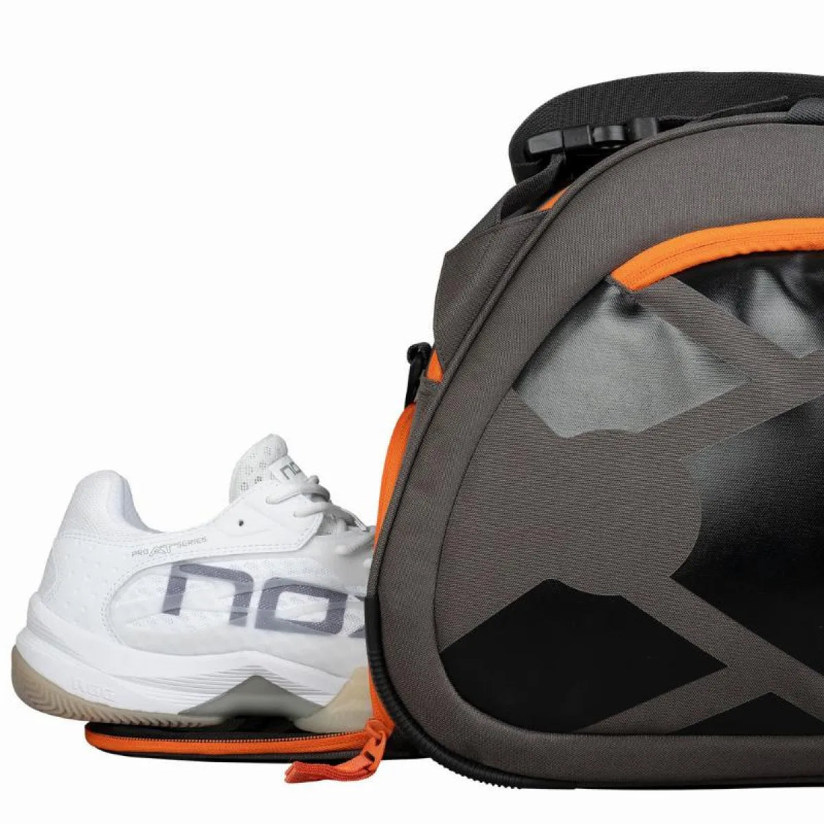 Sac de padel Nox AT10 Team gris orange — vue de dessus