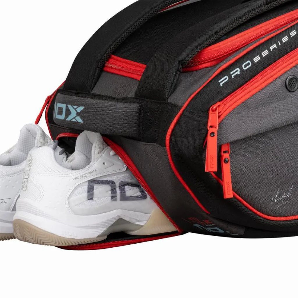 Sac de padel Nox ML10 Competition XL Compact noir — vue de dessus