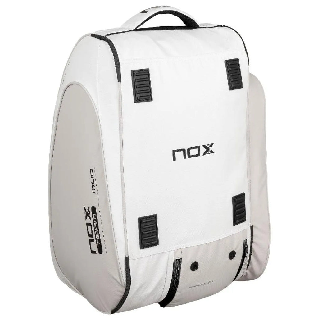Sac de padel Nox ML10 Team blanc gris — vue de dos