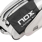 Sac de padel Nox ML10 Team blanc gris — vue de dessus