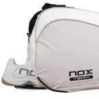 Sac de padel Nox ML10 Team blanc gris — vue angle