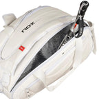 Sac de padel Nox Pro Series blanc — vue de profil