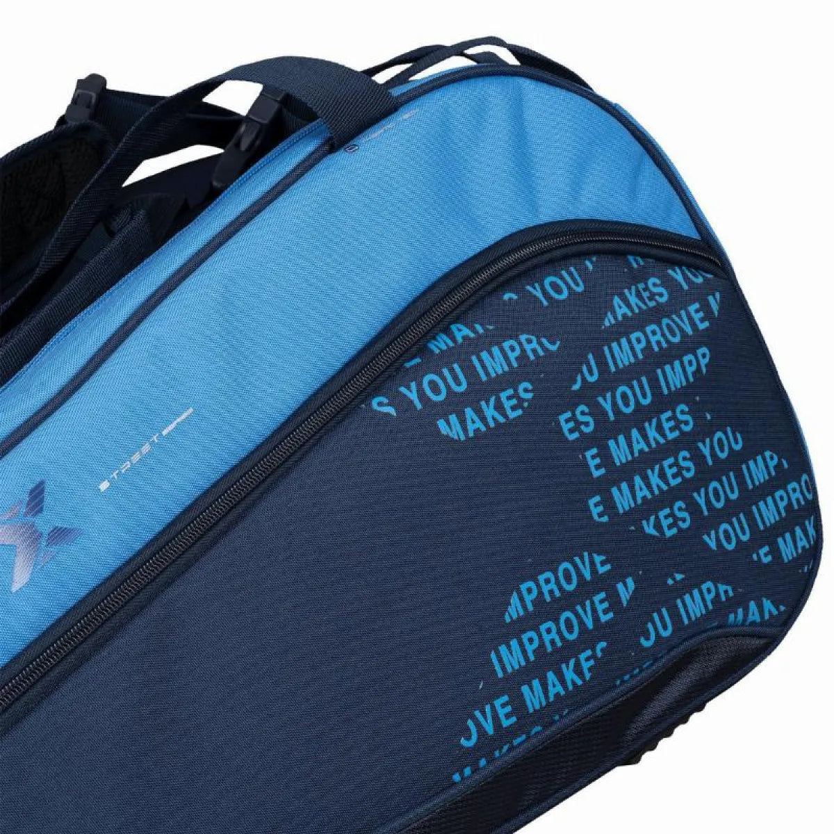 Sac de padel Nox Street Series bleu ciel — vue de dos