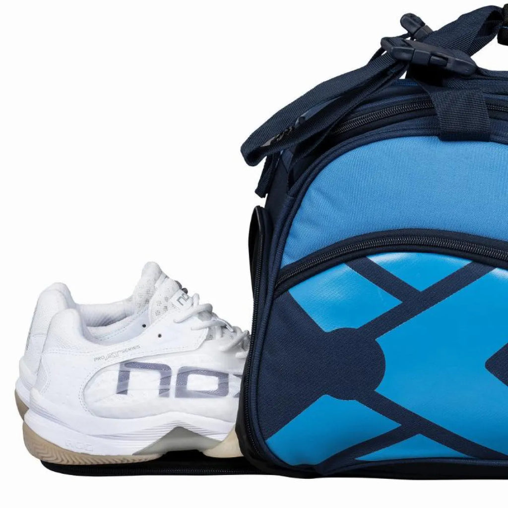 Sac de padel Nox Street Series bleu ciel — vue de dessus