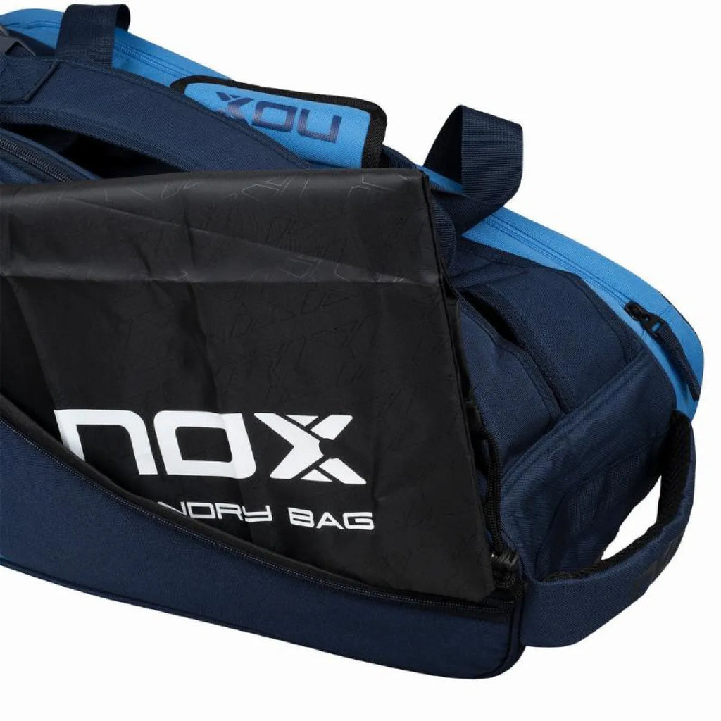 Sac de padel Nox Street Series bleu ciel — vue angle