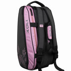 Sac de padel Nox Street Series gris rose — vue de profil