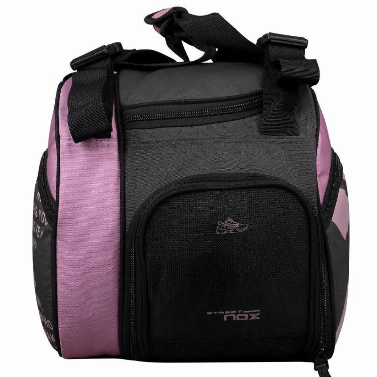 Sac de padel Nox Street Series gris rose — vue détail 2