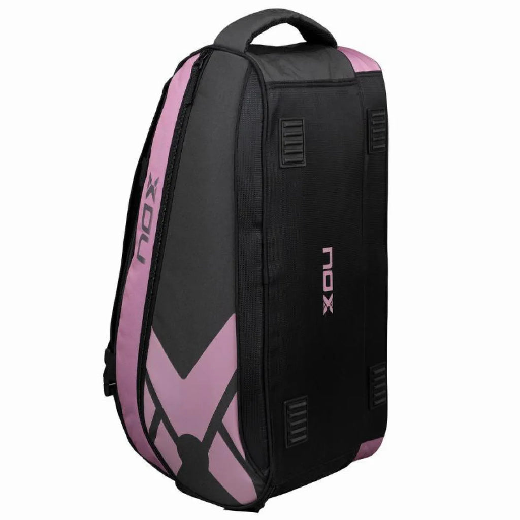 Sac de padel Nox Street Series gris rose — vue de dessus