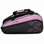 Sac de padel Nox Street Series gris rose — vue de face