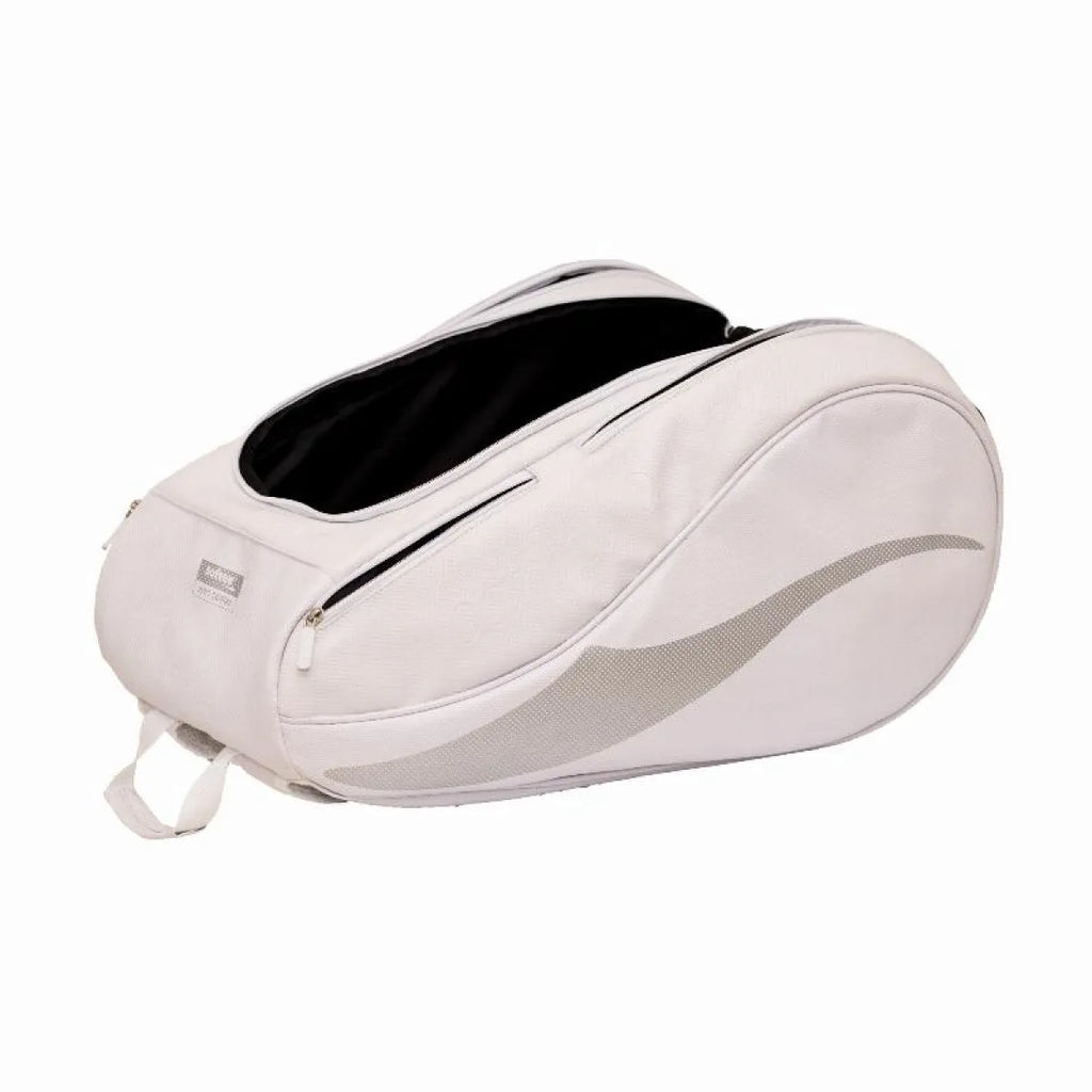 Sac de padel Softee Car blanc — vue de profil 2