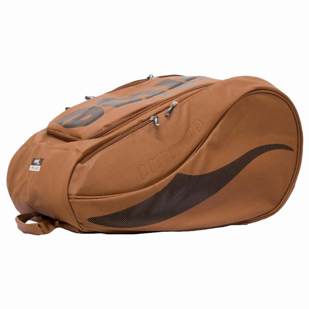 Sac de padel Softee Car marron — vue de profil 2