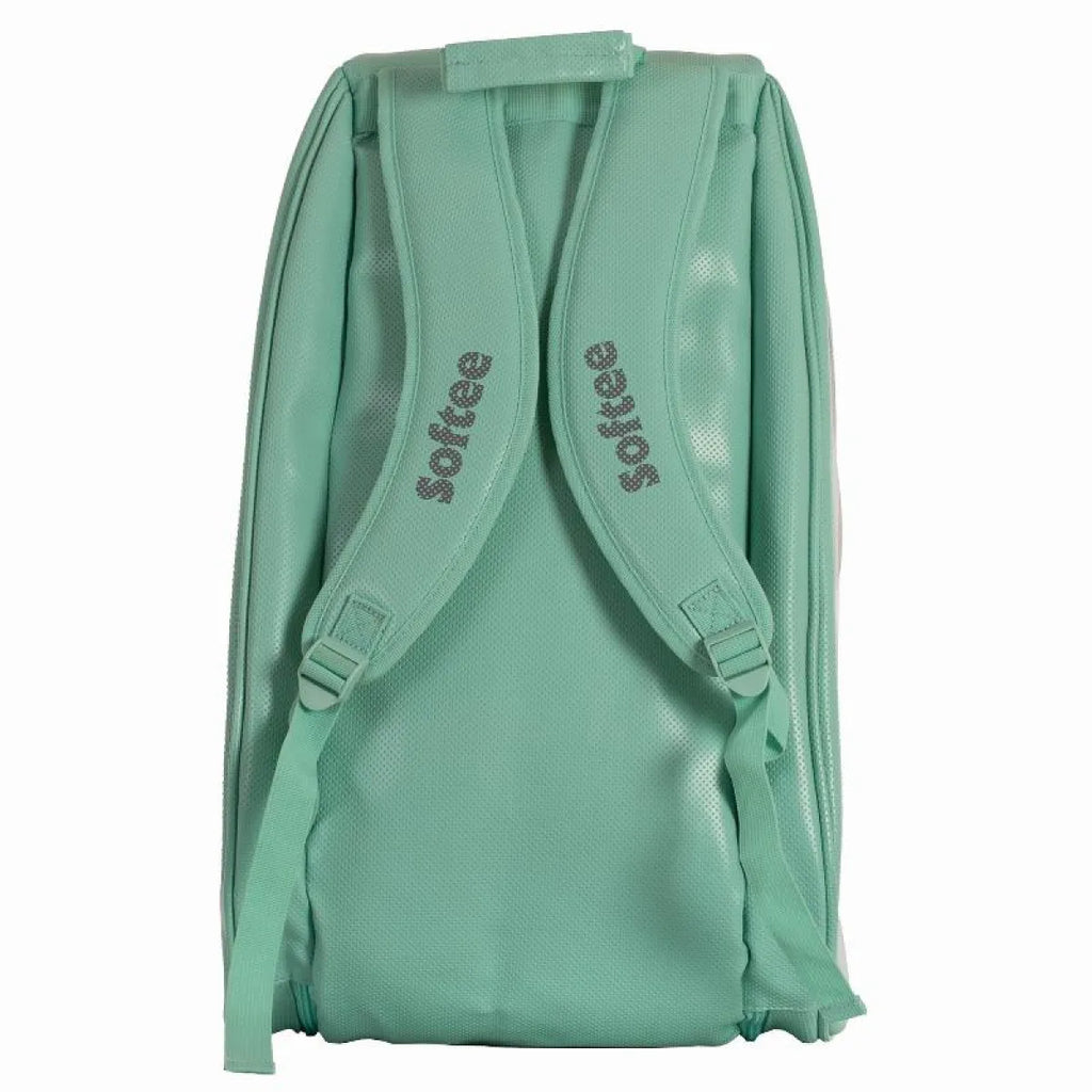 Sac de padel Softee Car V2 vert Soft — vue de profil