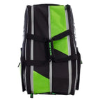 Sac de padel Softee Padel Square vert Fluor — vue de profil