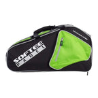 Sac de padel Softee Padel Square vert Fluor — vue de profil 2