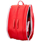 Sac de padel Wilson Tour rouge — vue de profil 2
