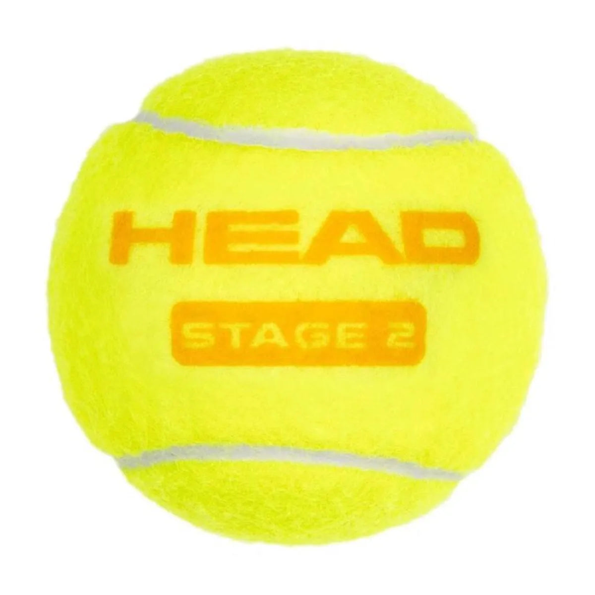 Tube de 3 balles Head Stage 2 orange — vue de profil