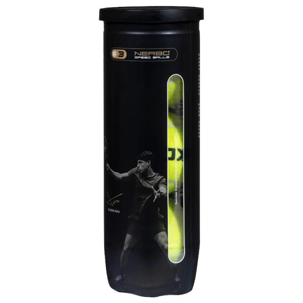 Tube de 3 balles Nox Nerbo Plus Speed — vue de profil 2