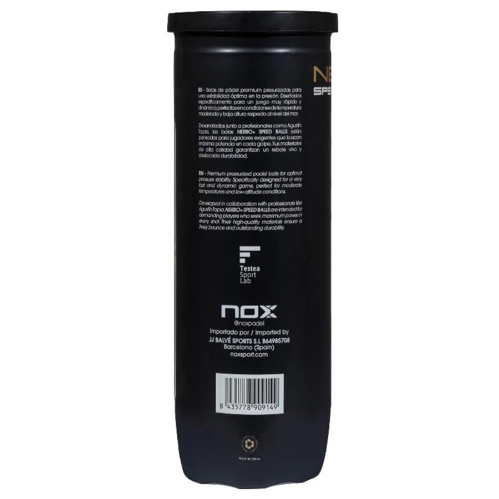 Tube de 3 balles Nox Nerbo Plus Speed — vue détail 1