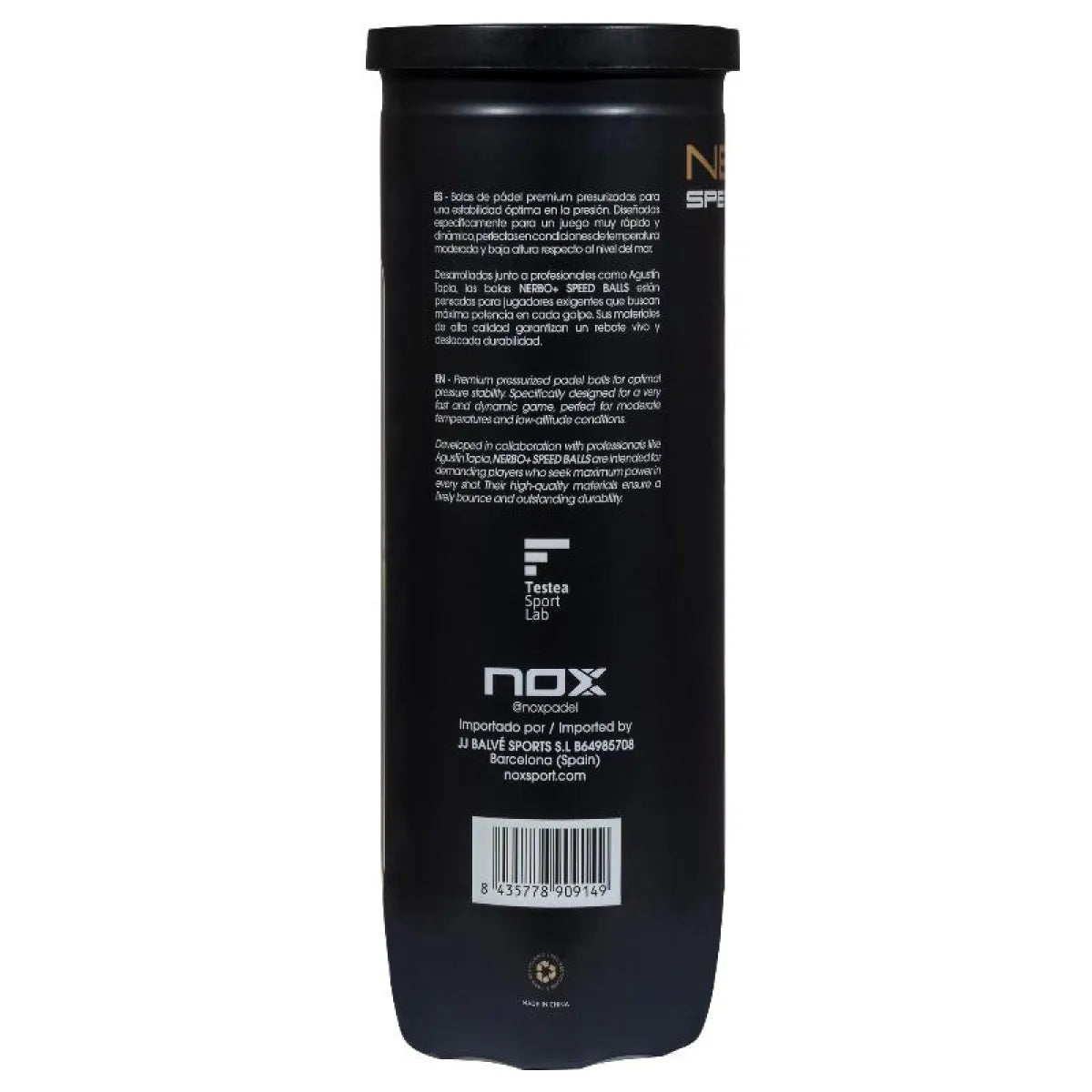 Tube de 3 balles Nox Nerbo Plus Speed — vue détail 1