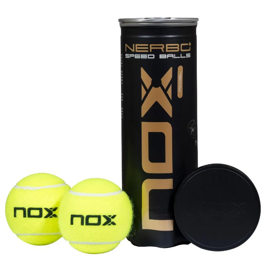 Tube de 3 balles Nox Nerbo Plus Speed — vue de face